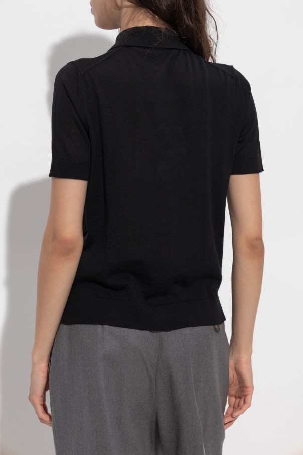Tシャツ・カットソー MAX MARA Woman Polo Shirt Black 2511361068600 006 Polo T-shirt MAX MARA | Blondie Shop
